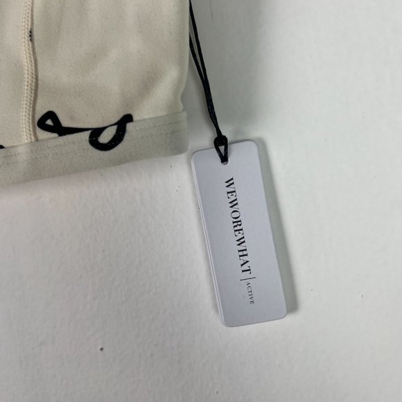 NWT WeWoreWhat Cami Bra Top Scribbles Off White Size Small S NEW - Picture 5 of 11